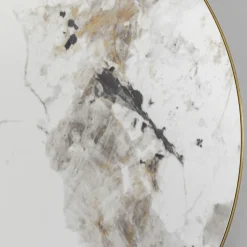 Cono sofabord Hvid keramisk marmor look
