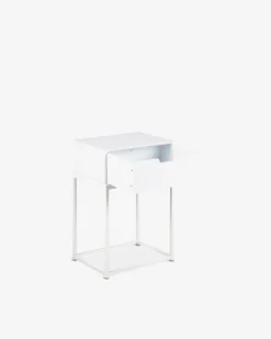 Cube natbord Hvid lak