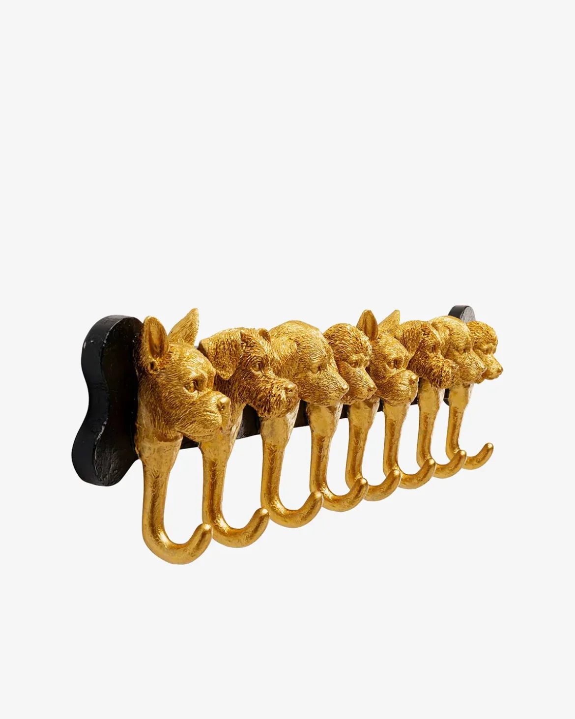 Dog family knagerække Guld