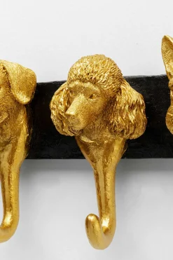 Dog family knagerække Guld
