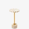 Domero cirque sidebord Guld/hvid