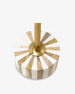 Domero cirque sidebord Guld/hvid