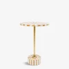 Domero cirque sidebord Guld/hvid