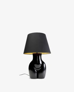 Donna bordlampe Sort
