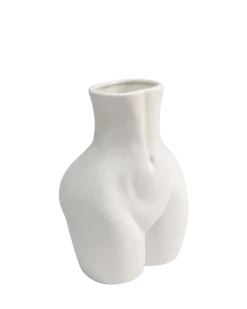 Donna vase lille Hvid
