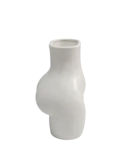 Donna vase lille Hvid