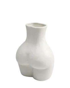 Donna vase lille Hvid