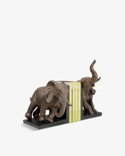 Elefant bogstøtte Pynt