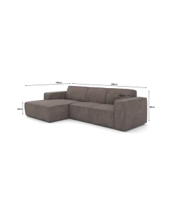 Espada chaiselongsofa Venstrevendt
