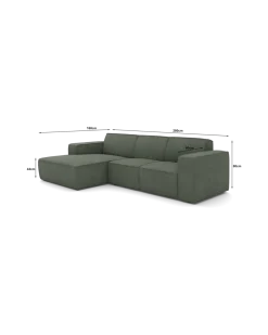 Espada chaiselongsofa Venstrevendt