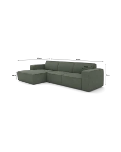 Espada chaiselongsofa XL Venstrevendt