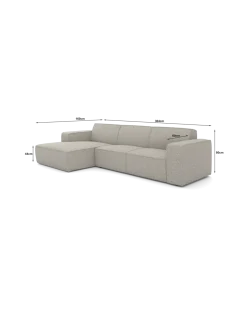 Espada chaiselongsofa XL Venstrevendt