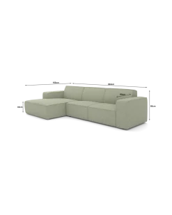 Espada chaiselongsofa XL Venstrevendt