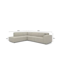 Espada hjørnesofa XL Venstrevendt med open end