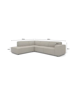 Espada hjørnesofa XL Venstrevendt med open end