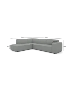 Espada hjørnesofa XL Venstrevendt med open end