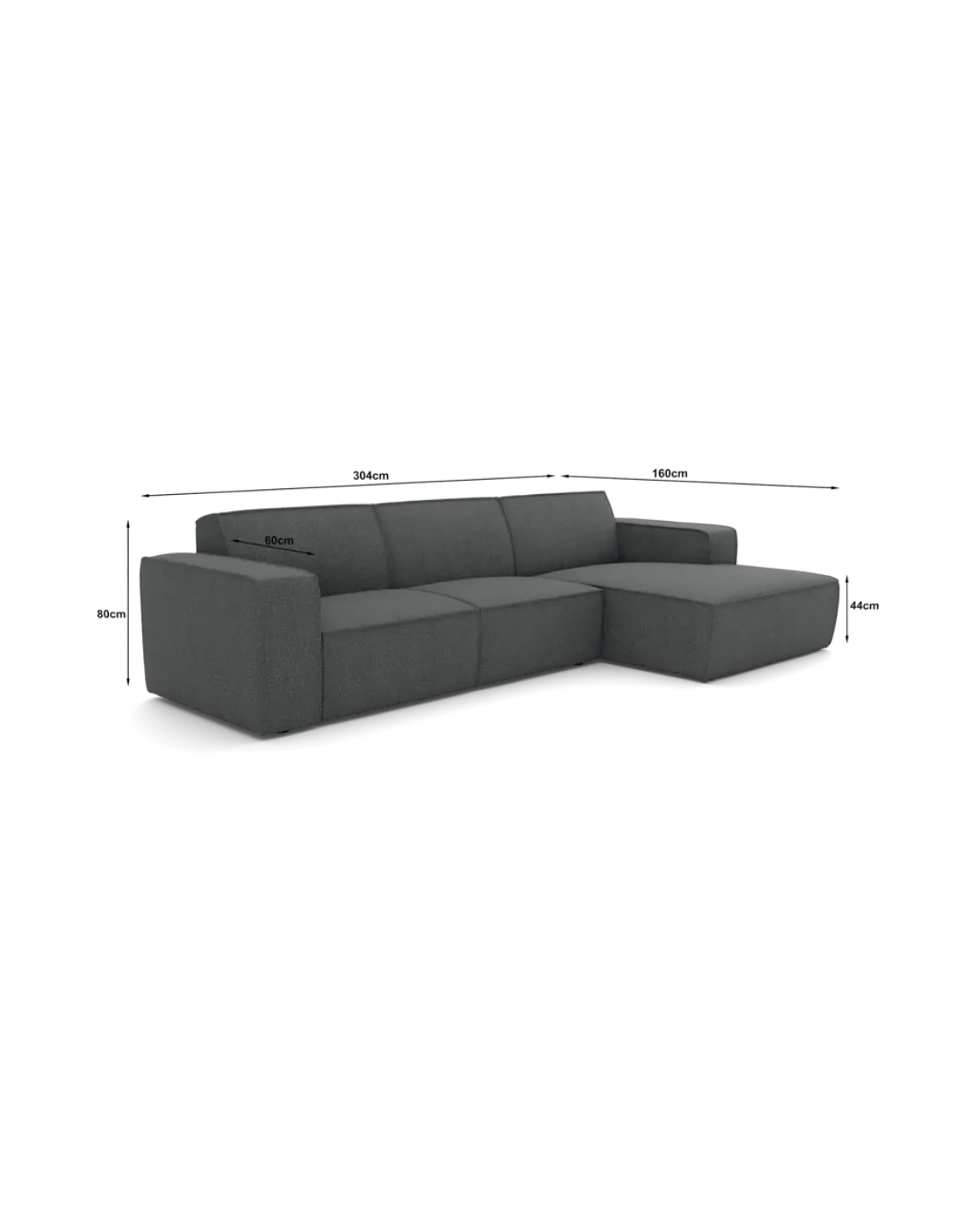 Espada Sofa Med chaiselong højre