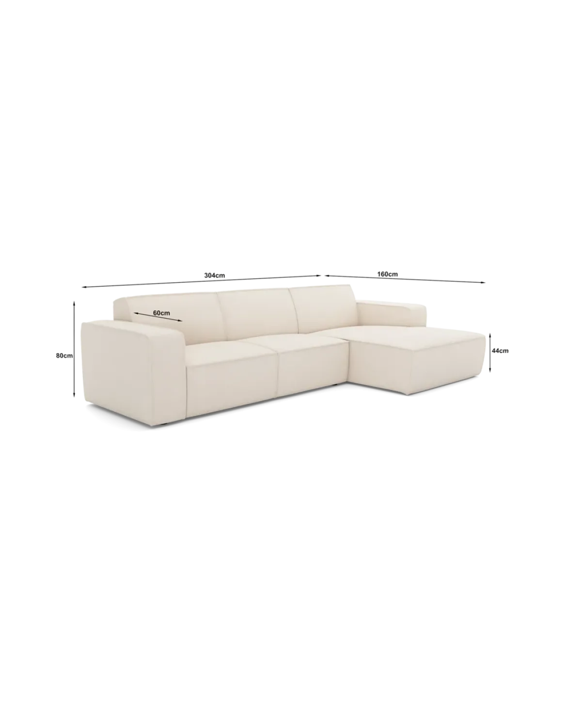 Espada Sofa Med chaiselong højre
