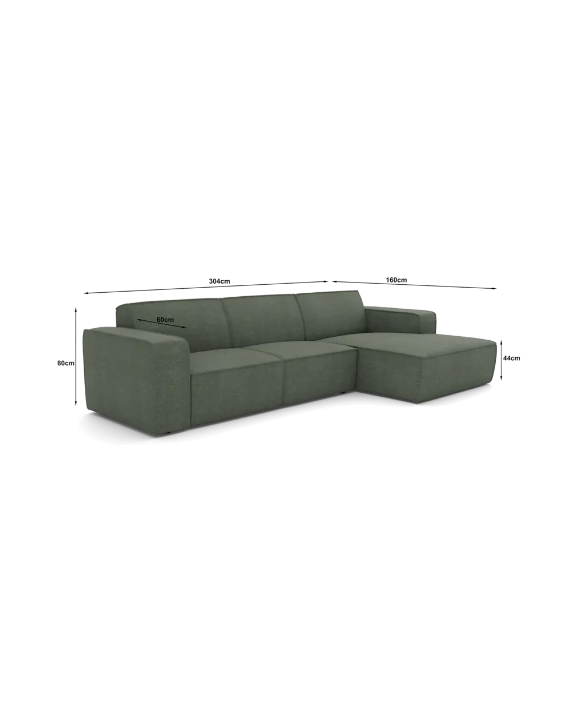 Espada Sofa Med chaiselong højre