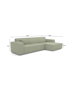 Espada Sofa Med chaiselong højre