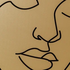 Faccia art canvas Galleri