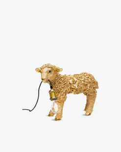 Flower sheep bordlampe Guld