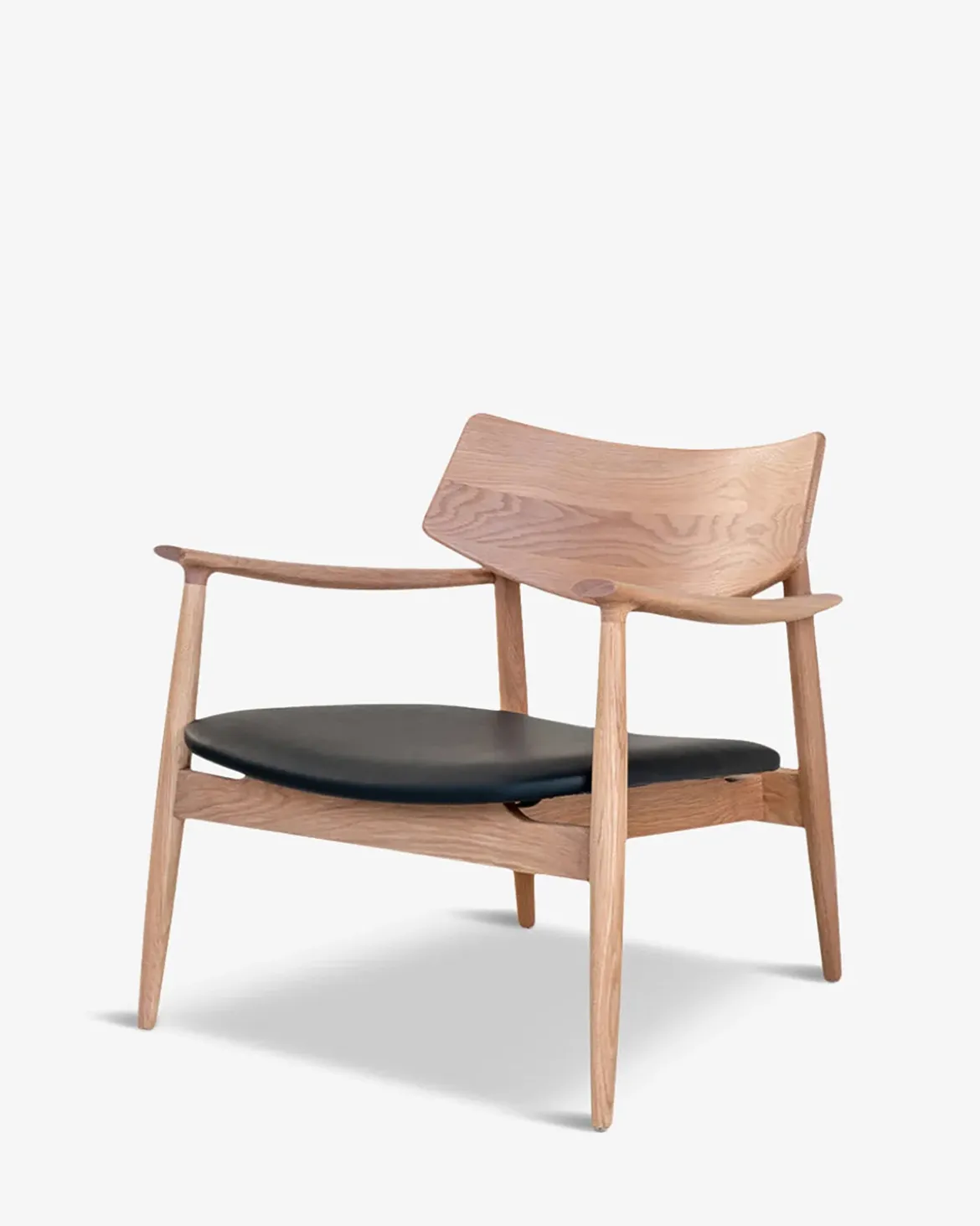 Frame loungestol Natur/sort