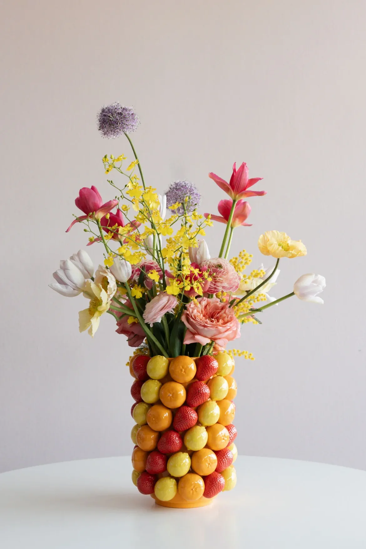 Frugt parade vase høj Vase