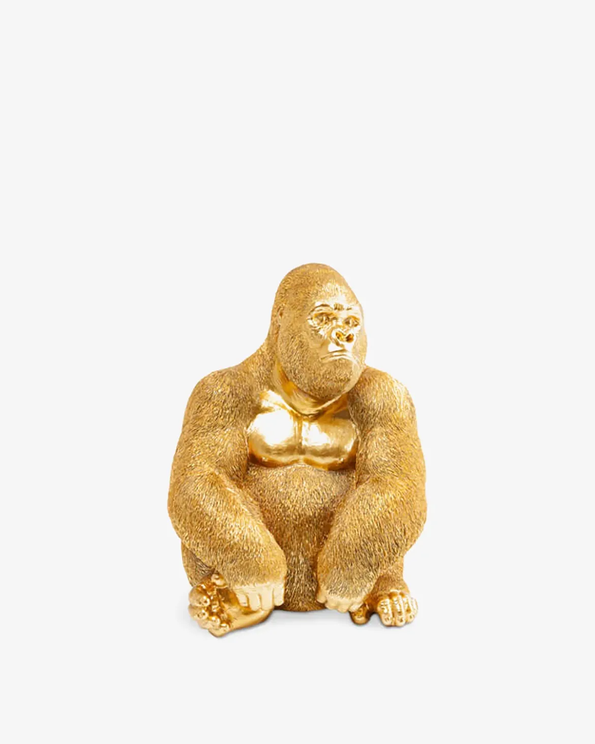 Gorilla guld XL Pynt