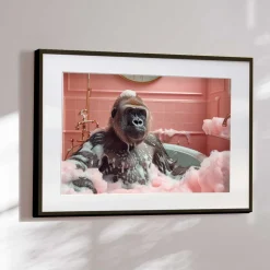 Gorilla i bad galleri Galleri