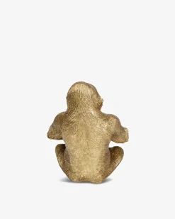 Gorilla m/skål Guld