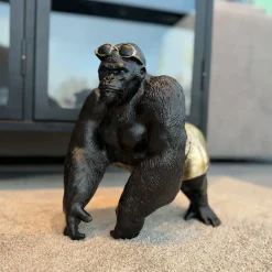 Gorilla på strandtur Pynt