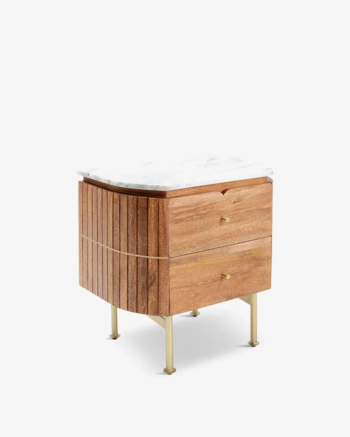 Grace sengebord Hvid marmor top