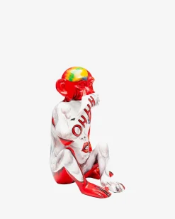Graffiti monkey red Pynt