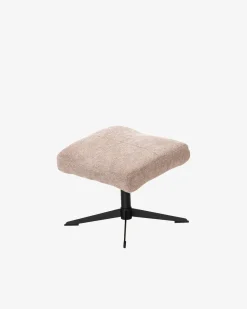Harlem fodskammel Taupe