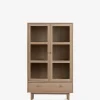 Hefe vitrine Eg hvidolieret