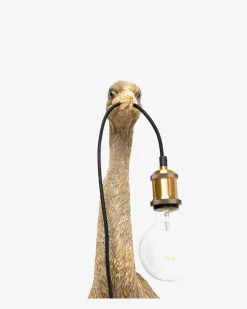 Hejre væglampe Guld