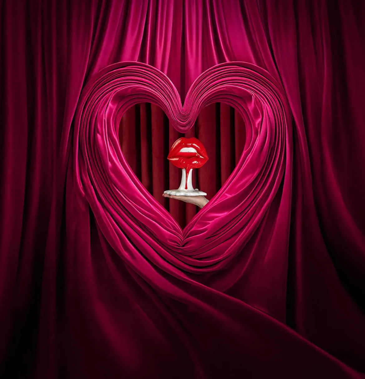 Hot lips figur Pynt