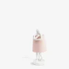 Kanin bordlampe Hvid/rosa