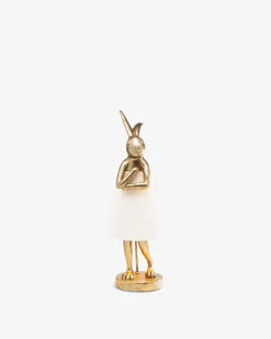 Kanin bordlampe m/skærm 50cm