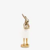 Kanin bordlampe m/skærm 68cm