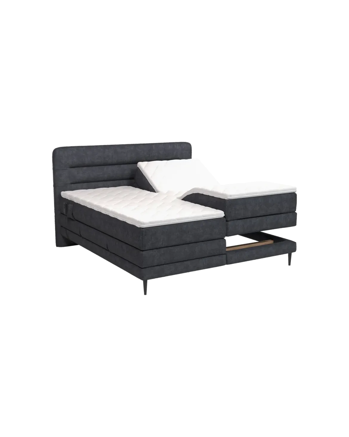 Lannel Elevationsseng 180x200 cm M/gavl