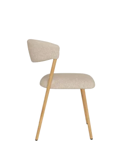 Larry Spisebordsstol, Beige/eg