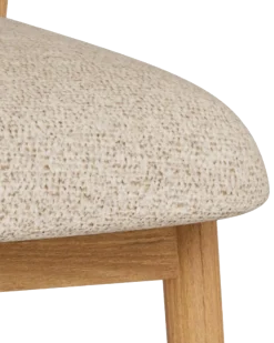Larry Spisebordsstol, Beige/eg