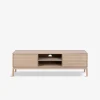 Linley tv-bord Hvidpigmenteret eg