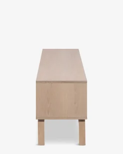 Linley tv-bord Hvidpigmenteret eg