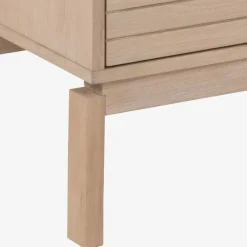 Linley tv-bord Hvidpigmenteret eg