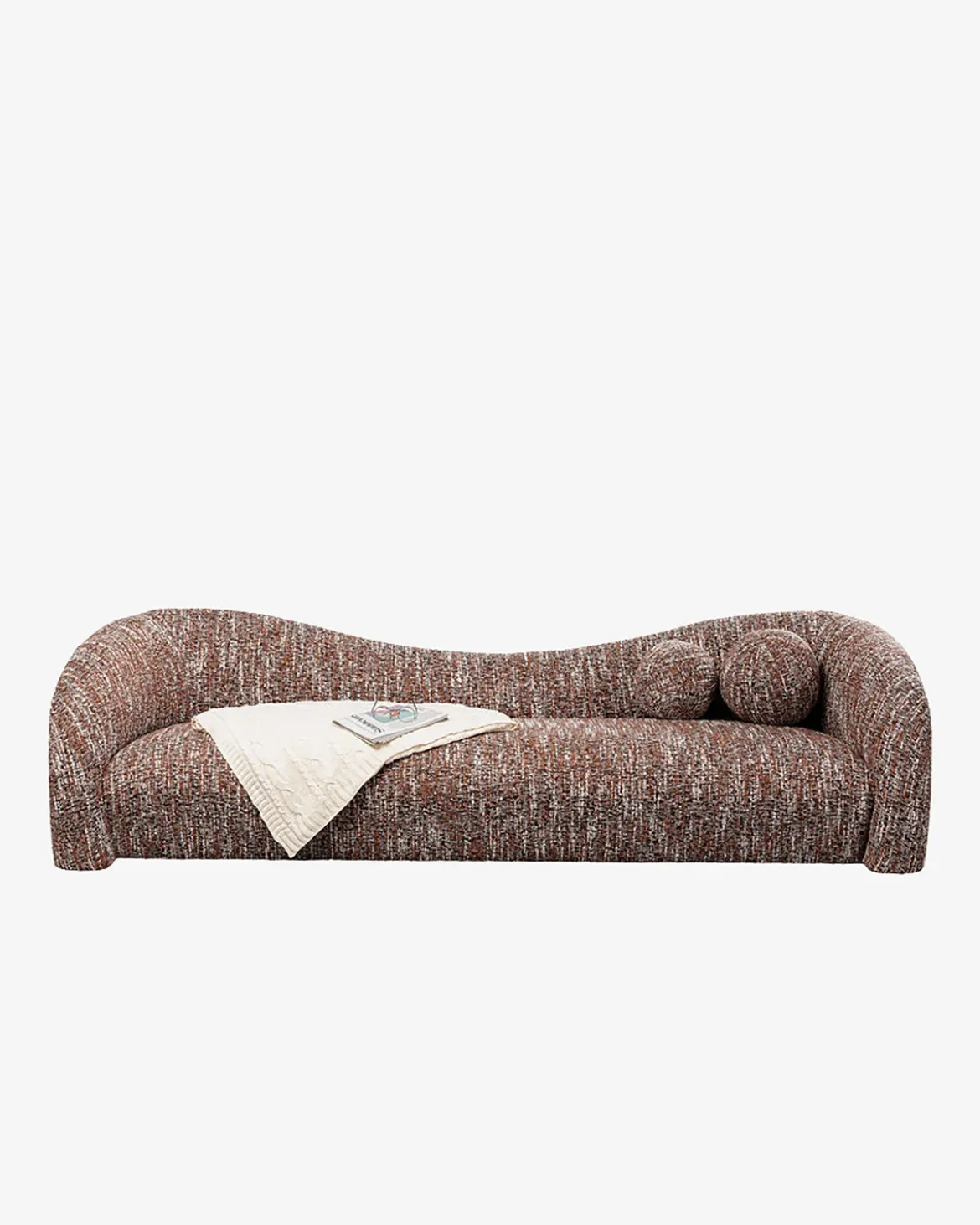 Livia 3 personers sofa Brun
