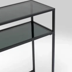 Loft konsolbord Sort