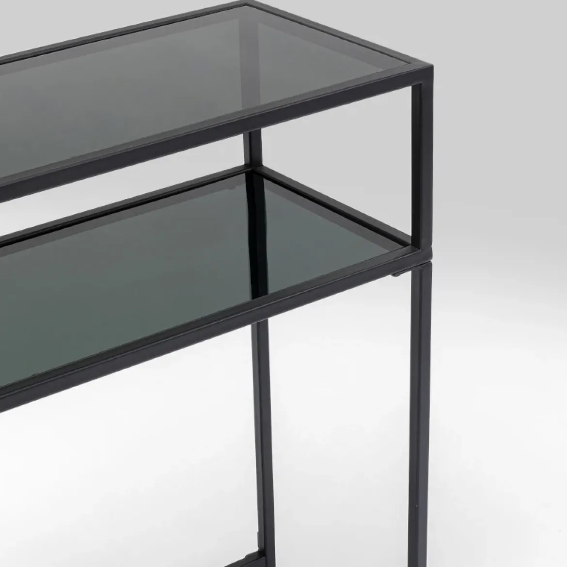 Loft konsolbord Sort